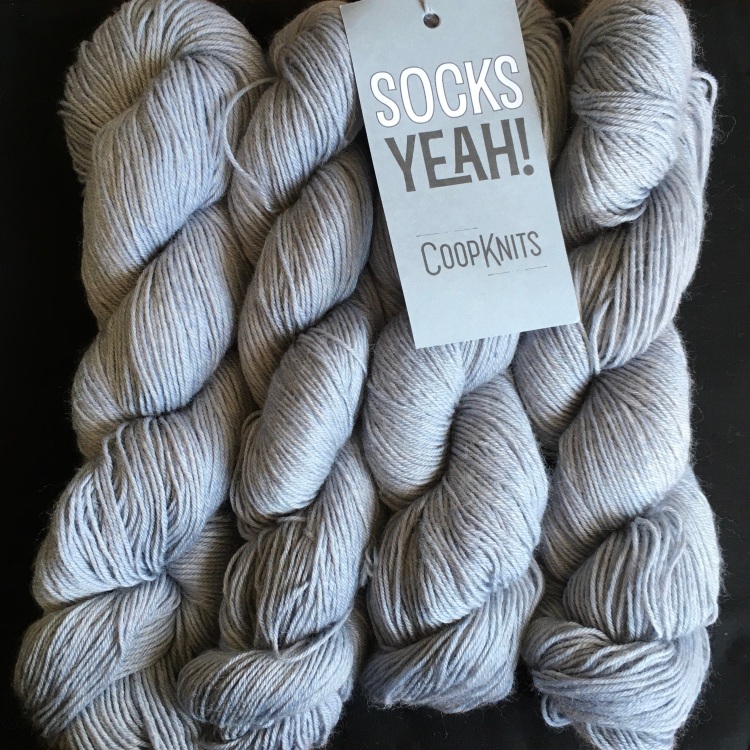 4 skeins of CoopKnits Socks Yeah! in Chalcedony